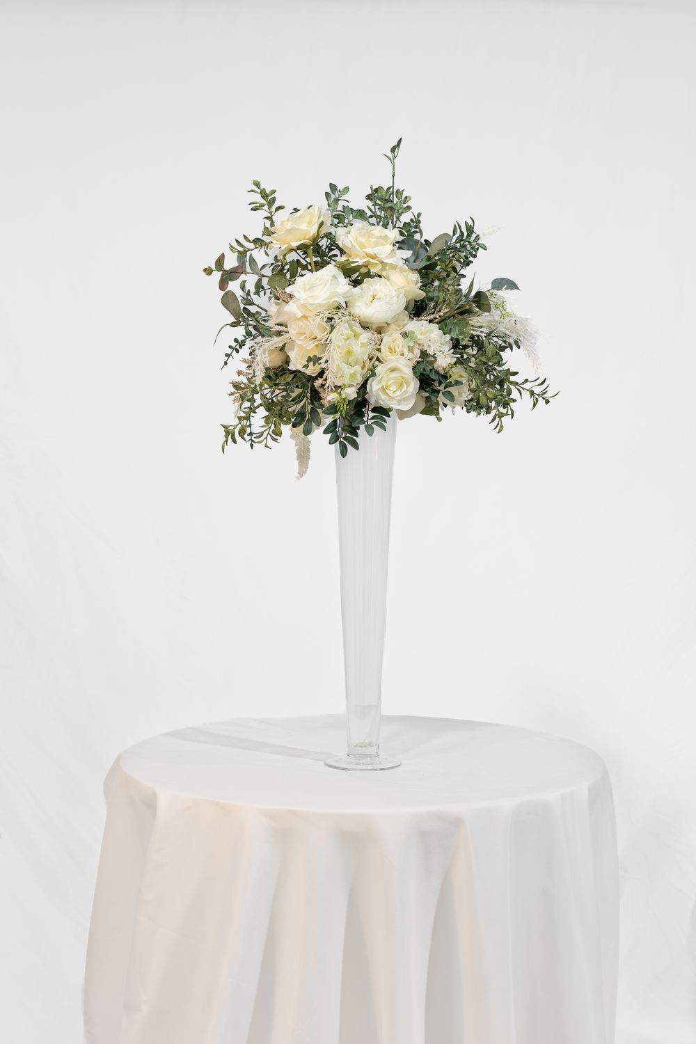 Field of Dreams Large Glass Vase Centerpiece (Rental)
