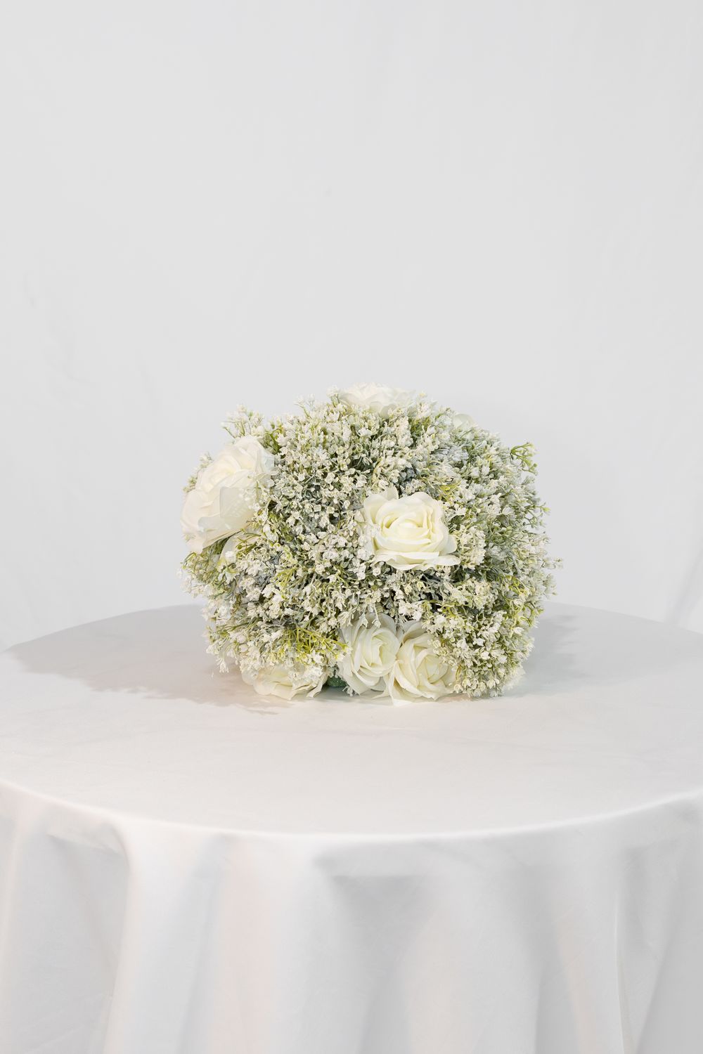 Heavenly Scent Baby Breath Centerpiece No Vase (Rental)