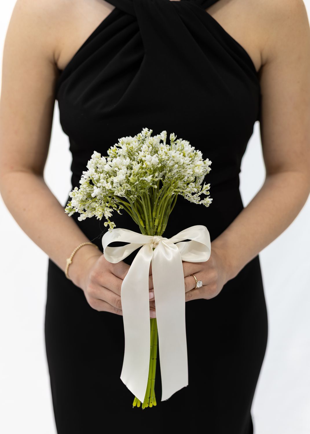 Heavenly Scent Baby's Breath Junior Bridesmaid Bouquet (Rental)