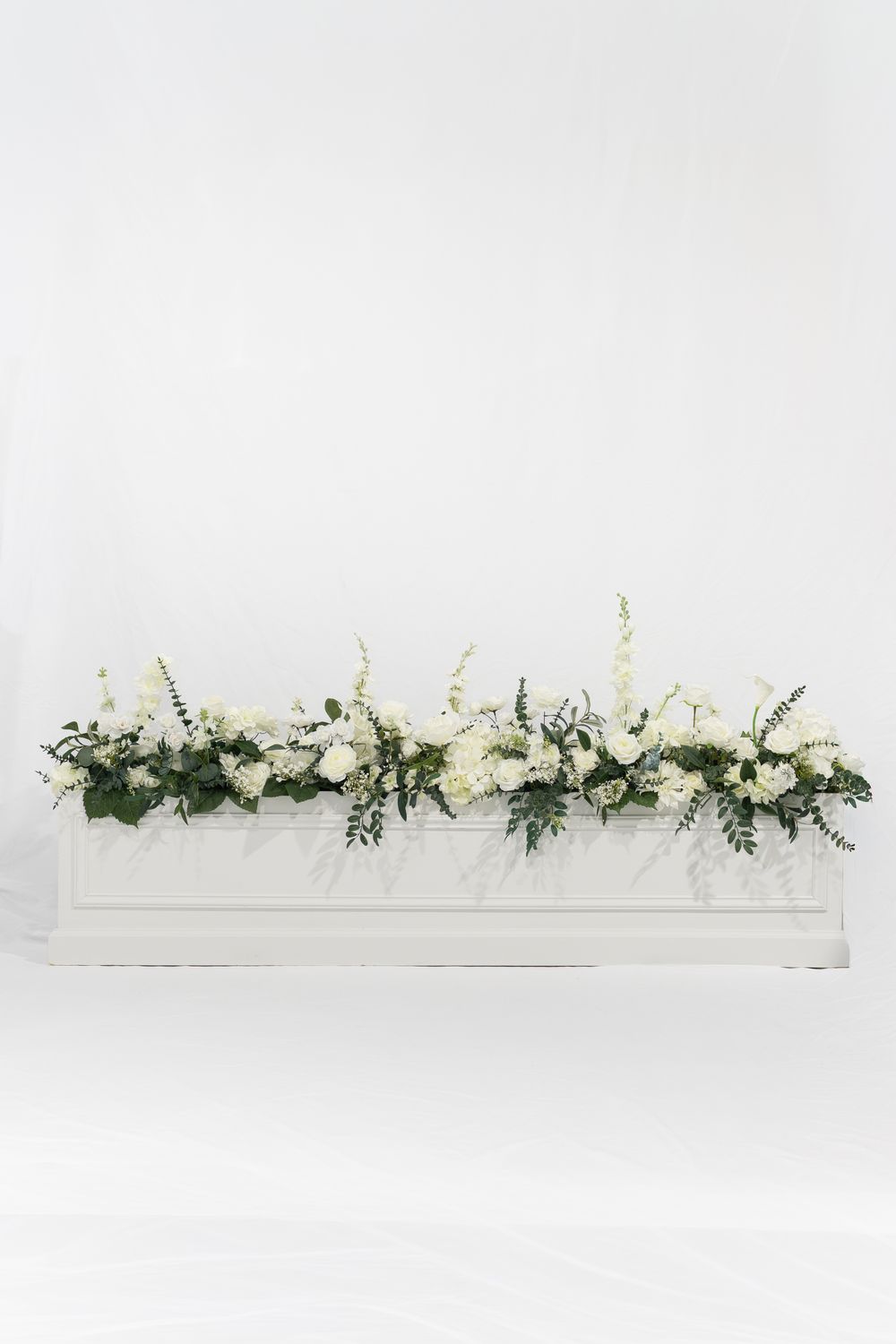 Little Touch of Blue Flower Wall (Rental)