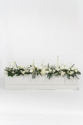 Little Touch of Blue Flower Wall (Rental)