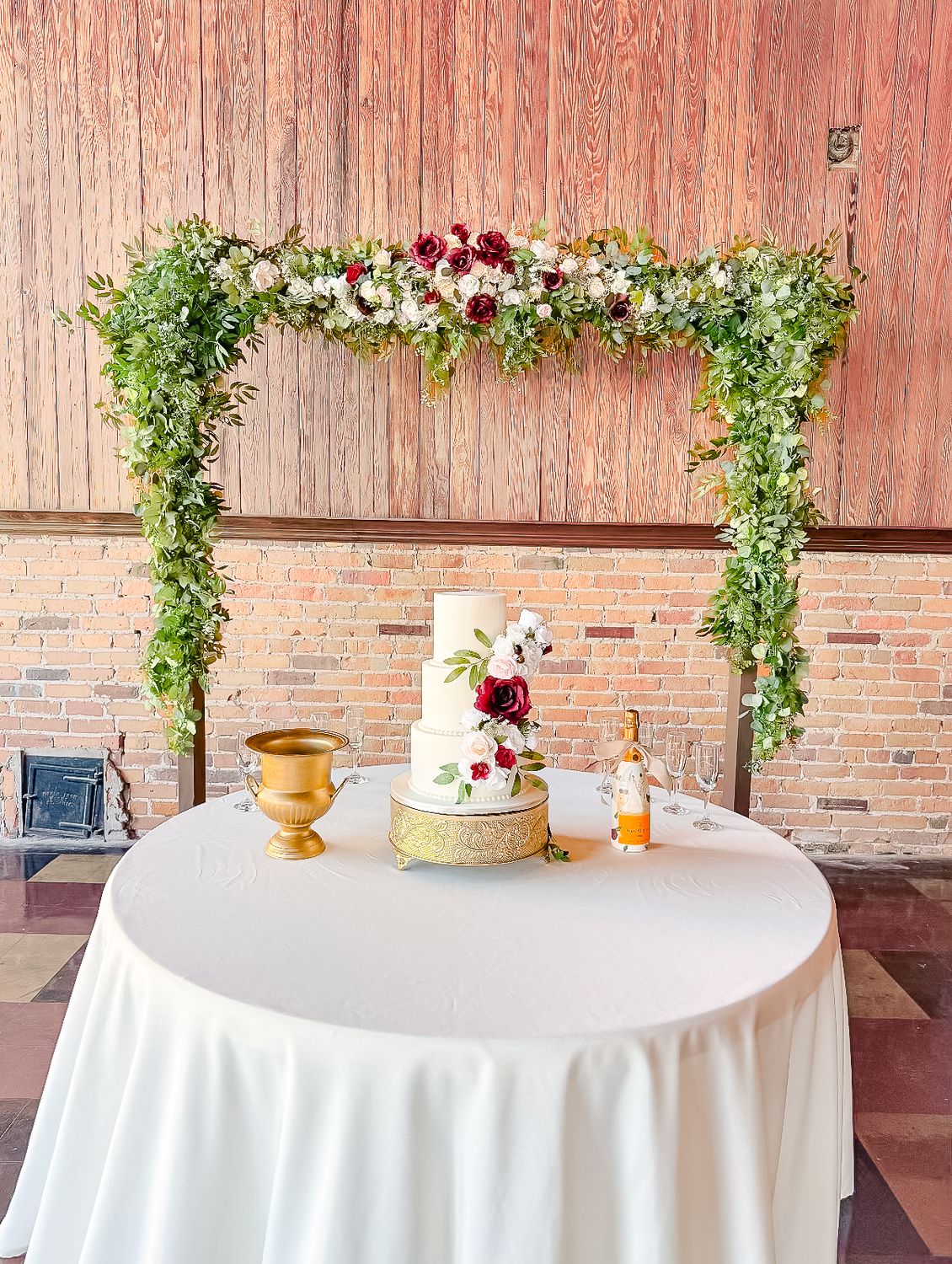 Rustic Romance Wooden Backdrop (Rental)