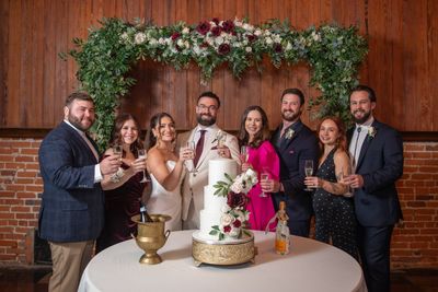 Simply Elegant Wooden Backdrop (Rental)