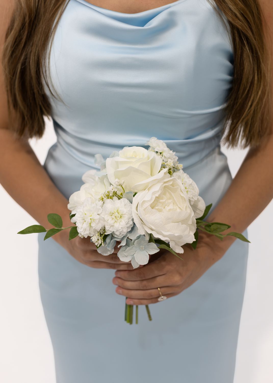 Little Touch of Blue Junior Bridesmaid Bouquet (Rental)