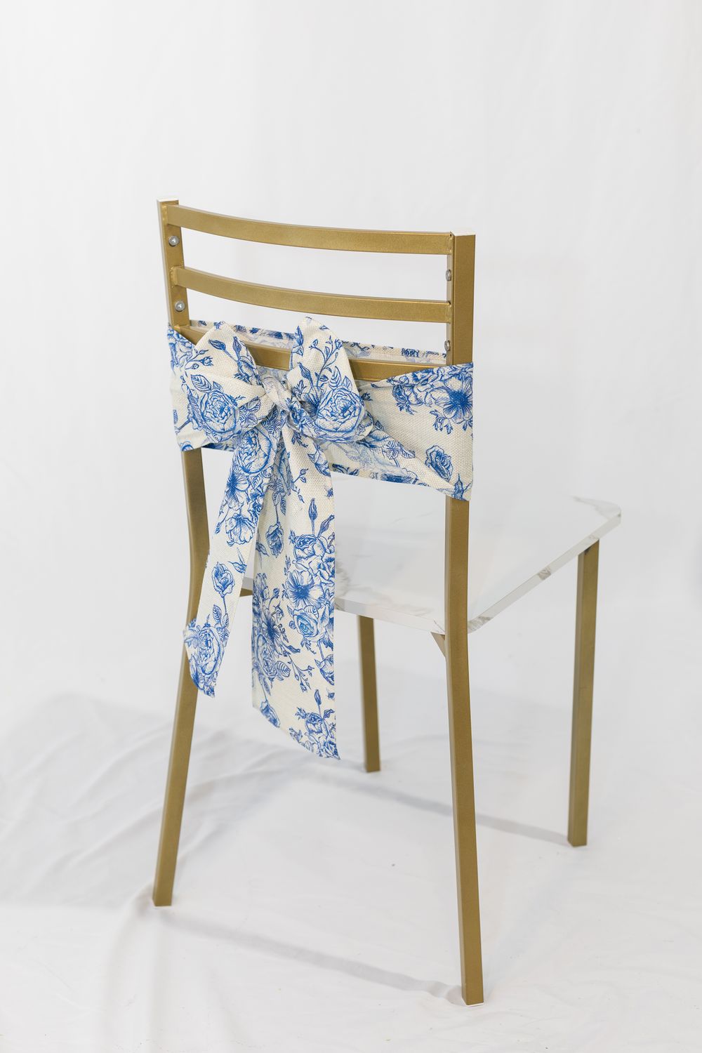Little Touch of Blue Chair Bows (Set of 12 Rental)