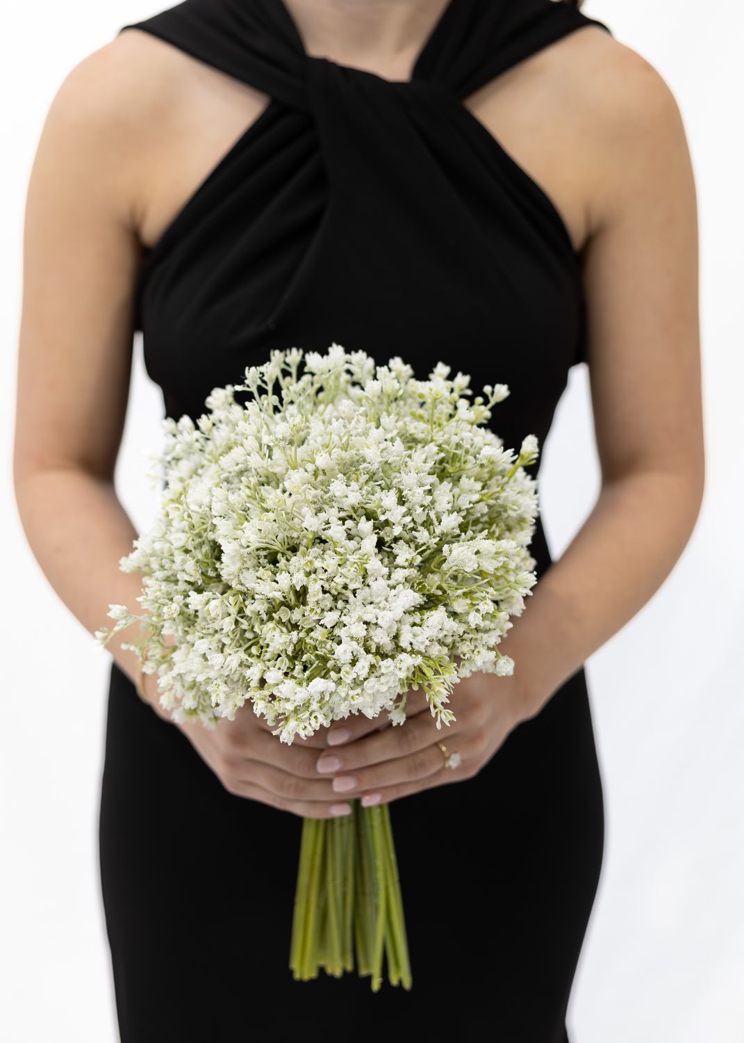 Universal Baby's Breath Bridesmaid Bouquet (Rental)