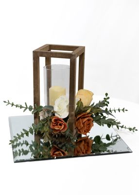 Rustic Romance Flat Mirror (Rental)