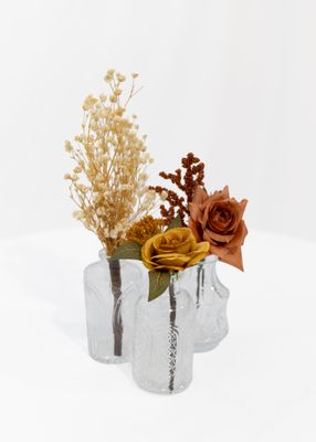 Rustic Romance Mini Vase (Set of 3 Rental)