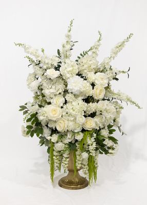 Everlasting Whispers XL Gold Planter (Rental)