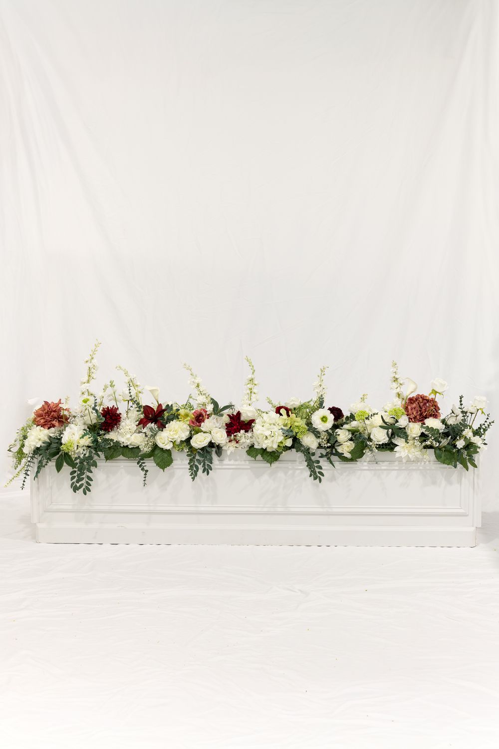 Sweet Merlot Flower Wall (Rental)