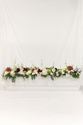 Sweet Merlot Flower Wall (Rental)