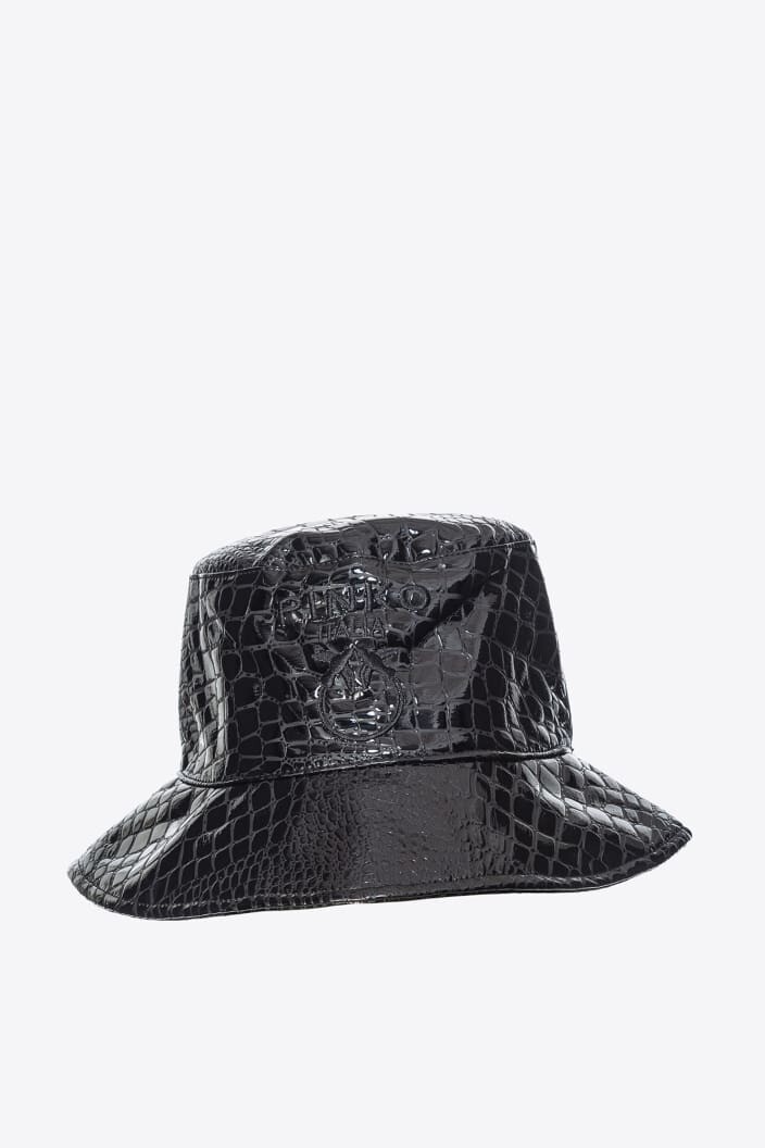 CAPPELLO A SECCHIELLO VERNICE COCCO