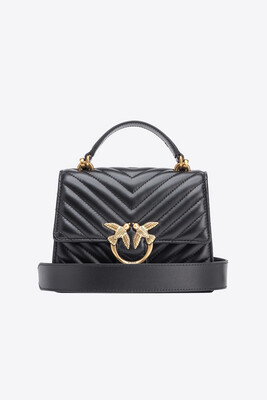 MINI LOVE BAG TOP HANDLE LIGHT CHEVRON