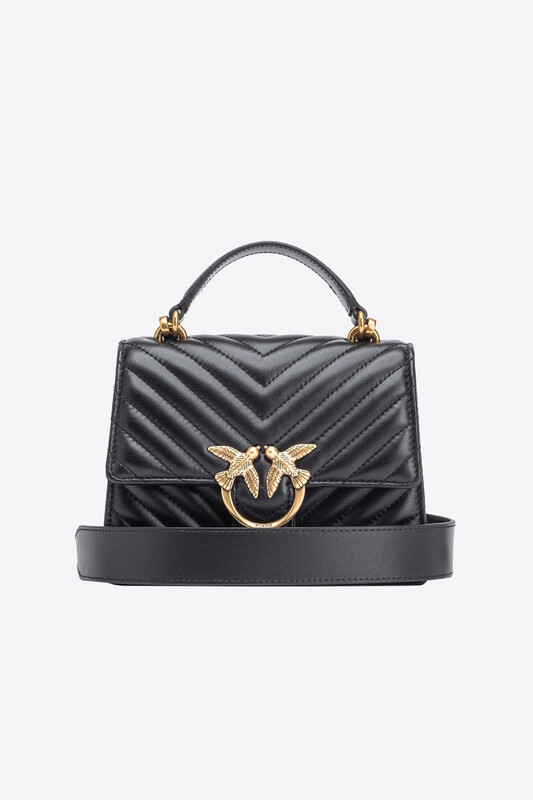 MINI LOVE BAG TOP HANDLE LIGHT CHEVRON