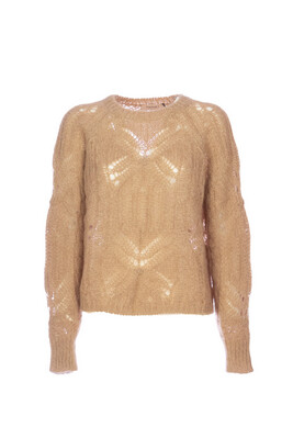 MAGLIA TRAFORATA MISTO MOHAIR E ALPACA