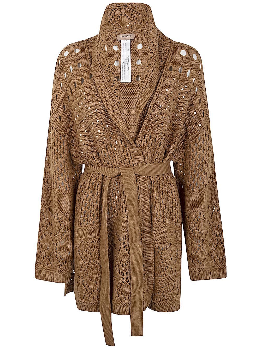 CARDIGAN LUNGO CON PAILLETTES