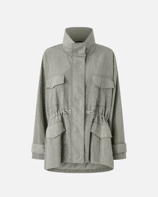 PARKA TECNICO CON STRASS