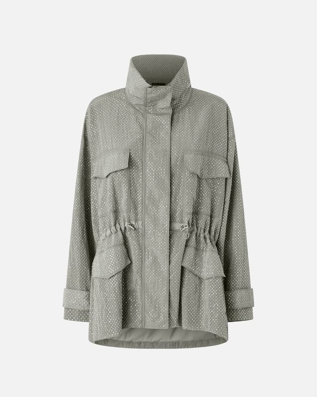 PARKA TECNICO CON STRASS