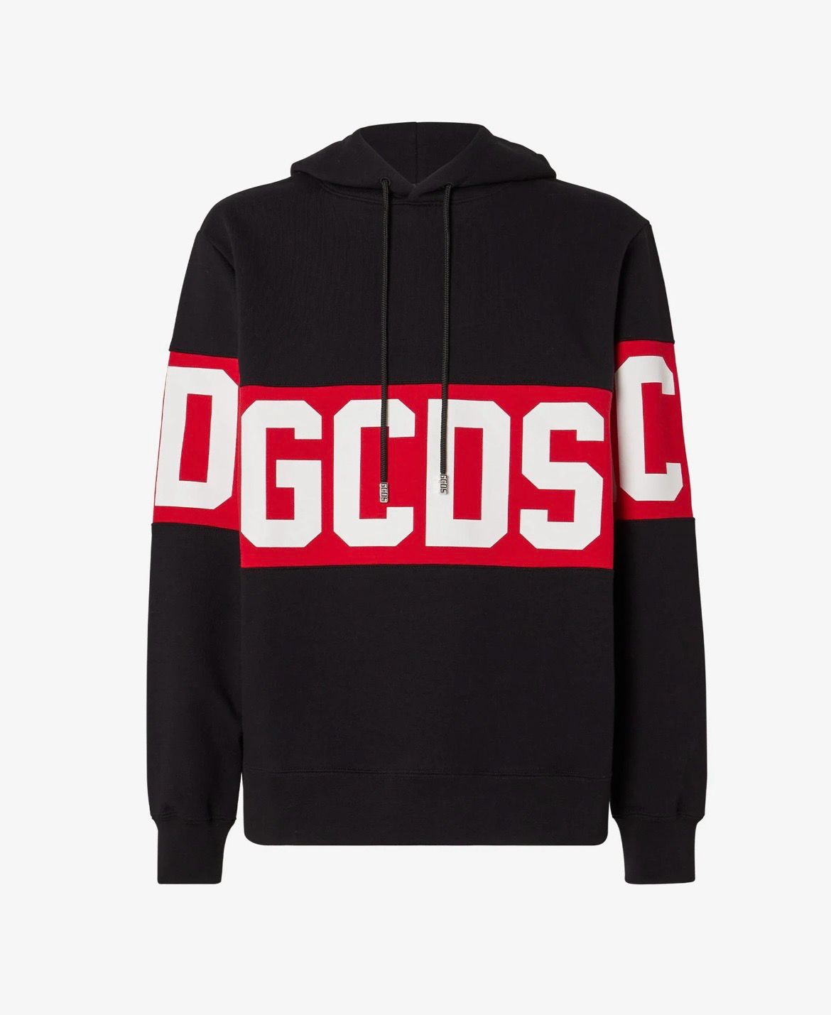 FELPA CON CAPPUCCIO CON LOGO A FASCIA