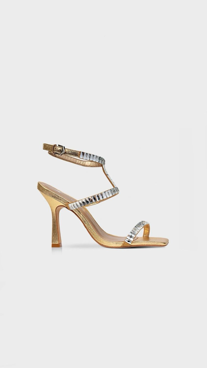 SANDALI CON STRASS