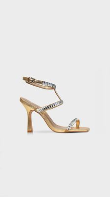 SANDALI CON STRASS