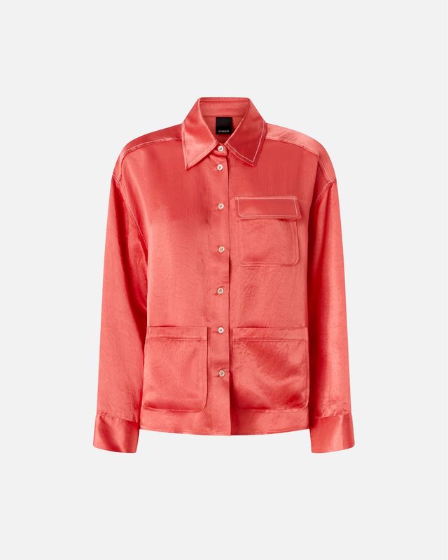 CAMICIA FLUIDA CON TASCHINO