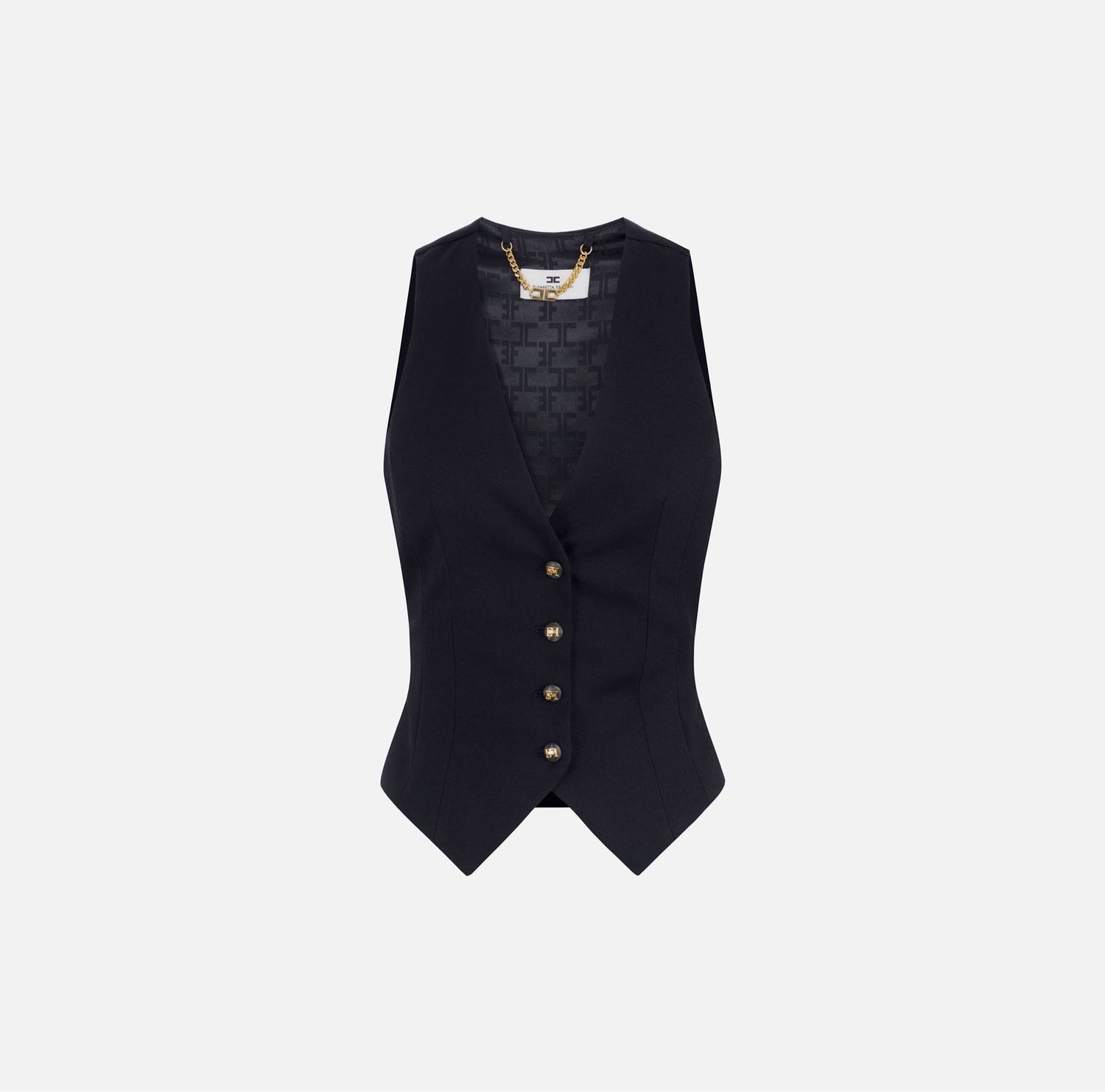 GILET IN GAMBARDINA DI COTONE