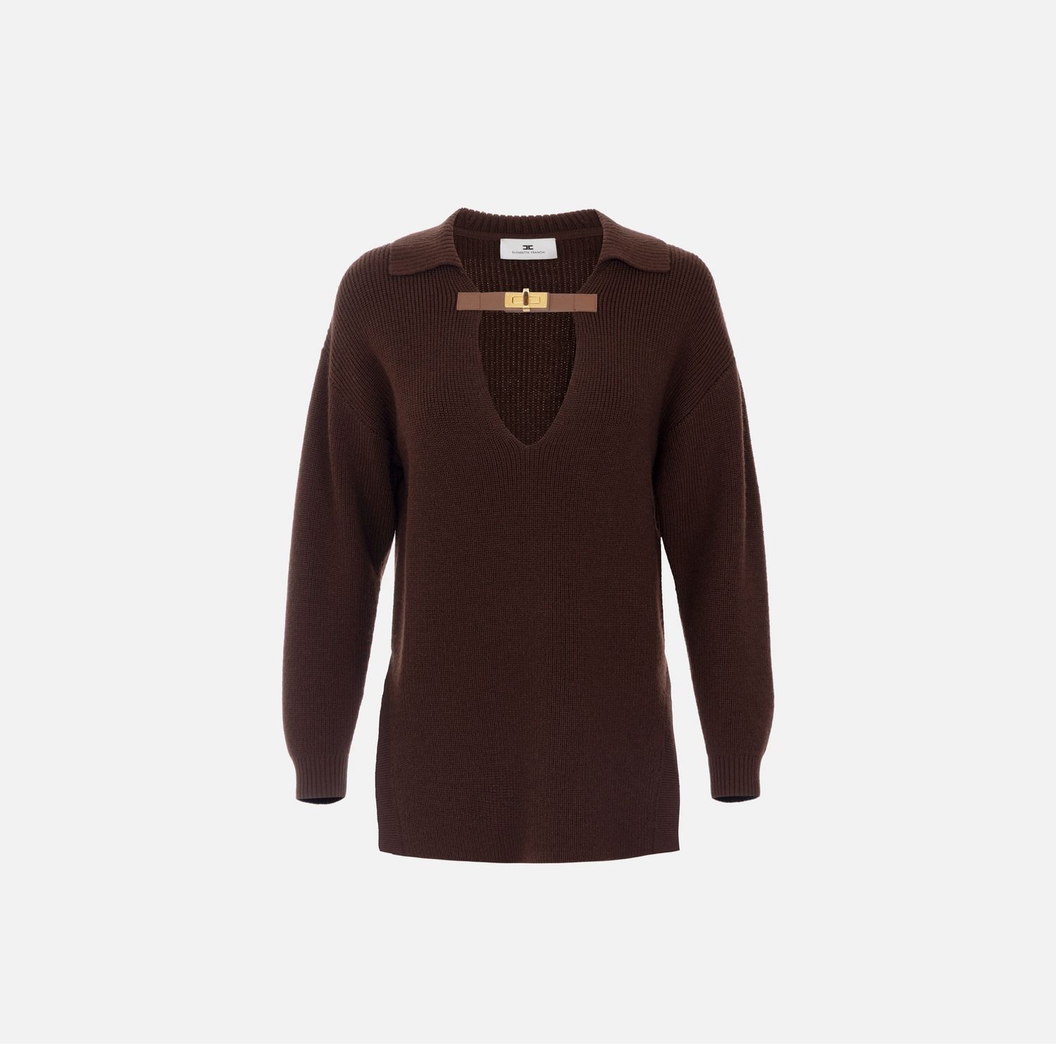 MAGLIA CON CINTURINO GIOIELLO