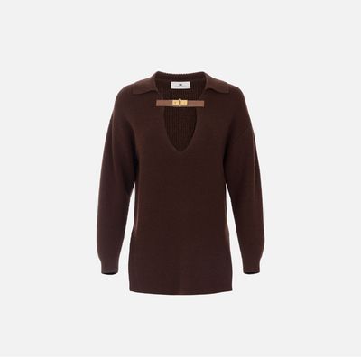 MAGLIA CON CINTURINO GIOIELLO