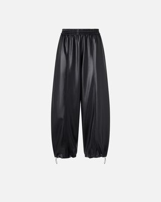 PANTALONI BALLOON IN FINTA PELLE