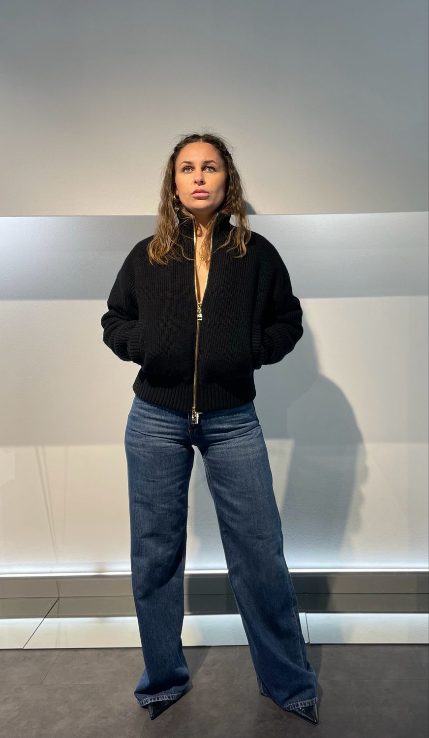 BOMBER IN MAGLIA DI LANA