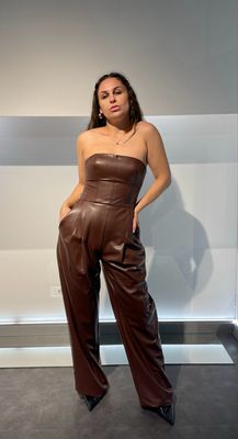 TUTA BUSTIER CON TEXTURE NAPPATA