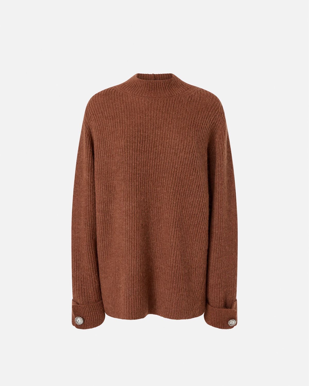 MAGLIONE CON COLLO MONTANTE