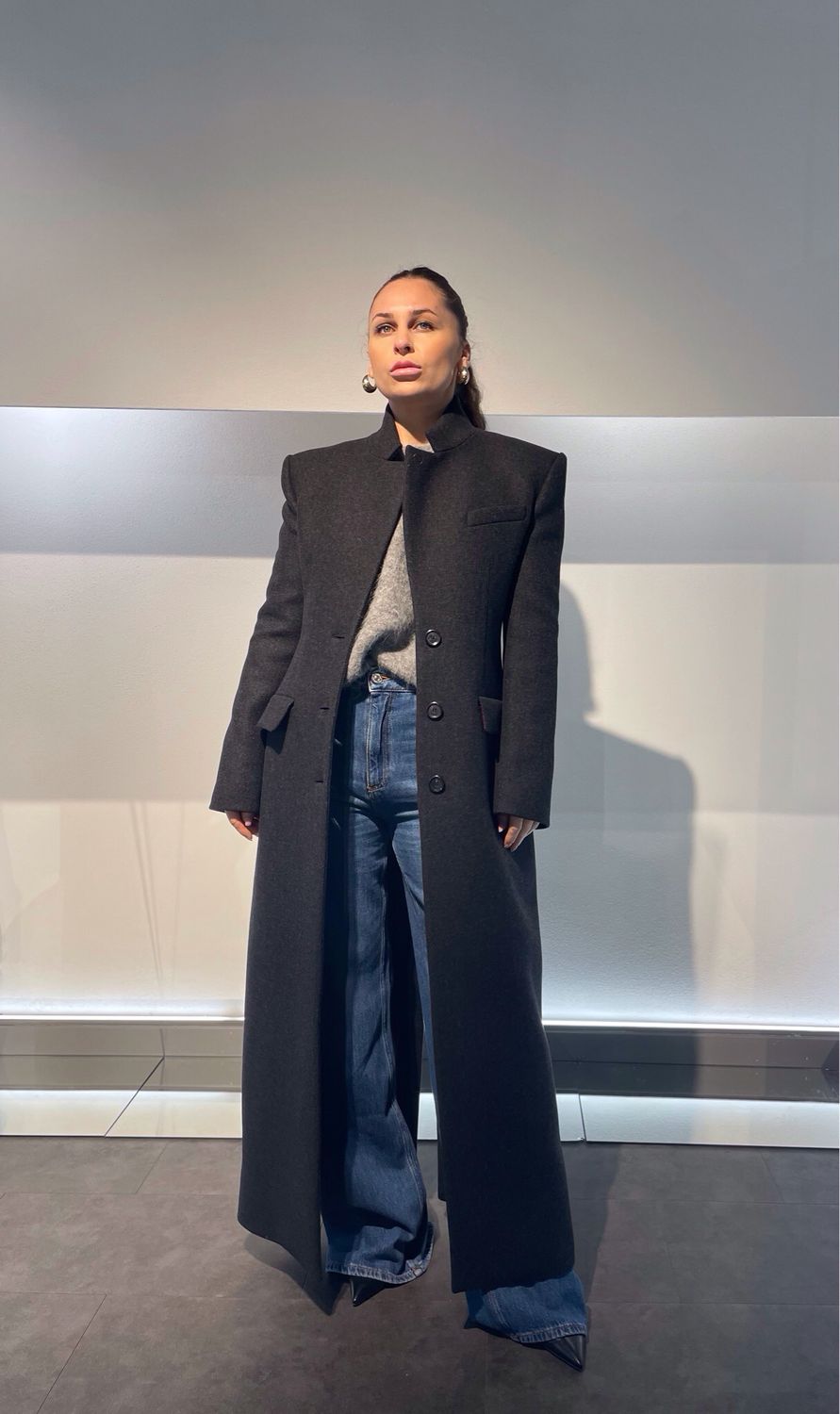 CAPPOTTO  LUNGO IN PANNO