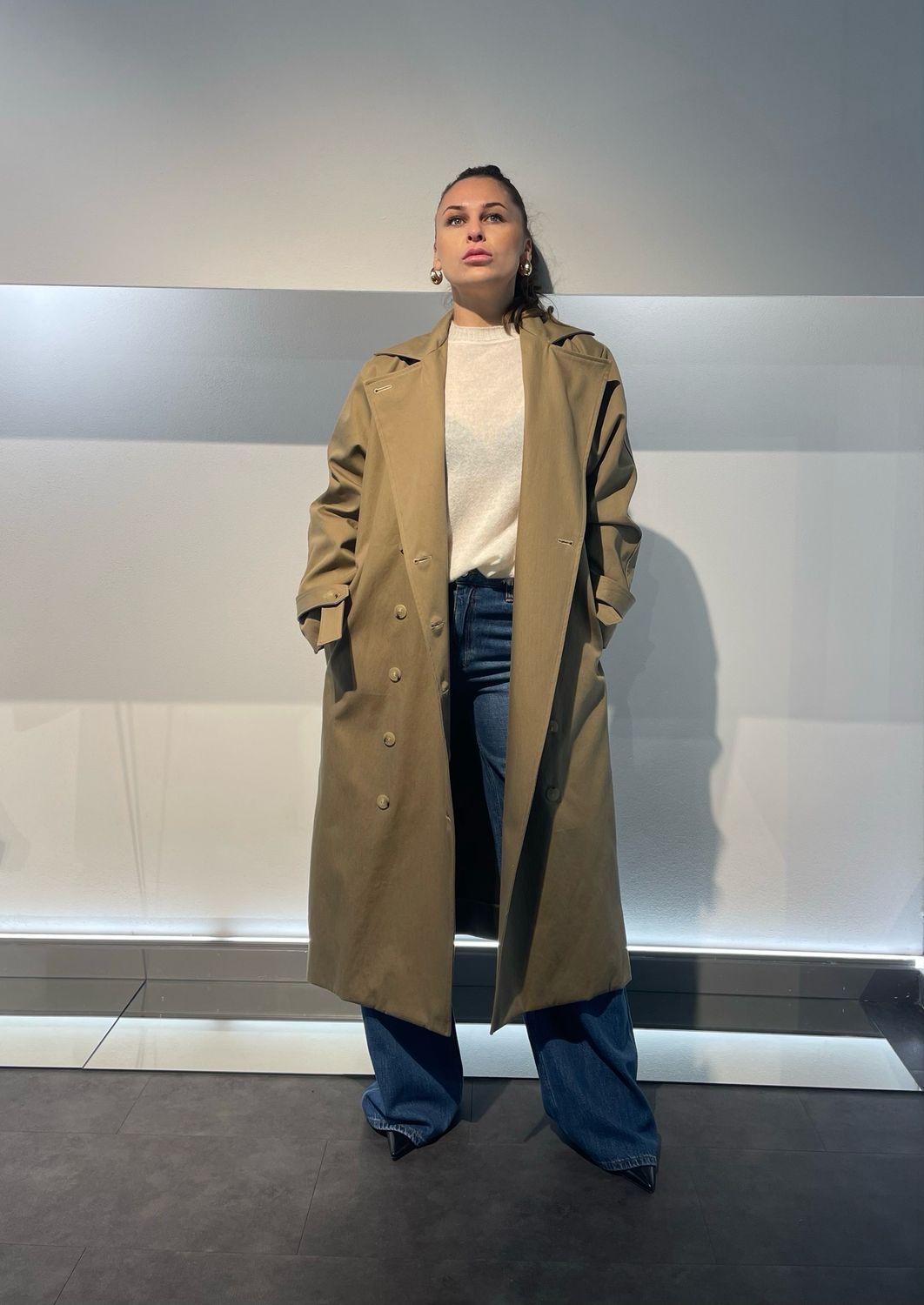TRENCH IN COTONE