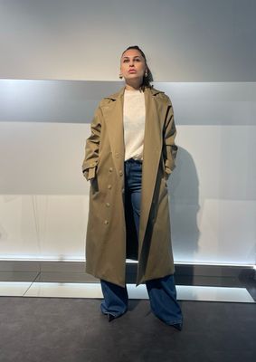 TRENCH IN COTONE