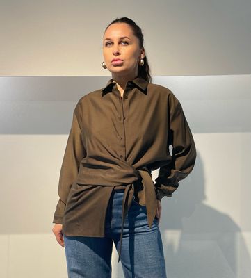 CAMICIA MARRONE