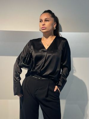 BLUSA IN SETA