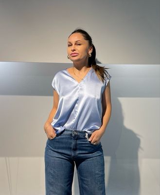 BLUSA CELESTE