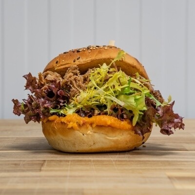 Broodje Pulled chicken