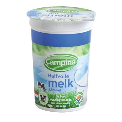 Halfvolle melk 0,25 liter