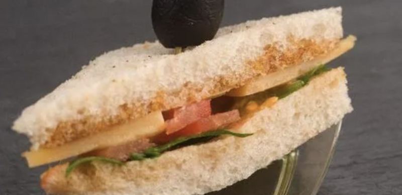 Mini sandwich oude kaas