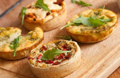 Groenten mini quiche