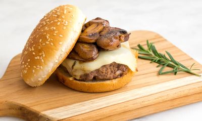Brioche burger champignons