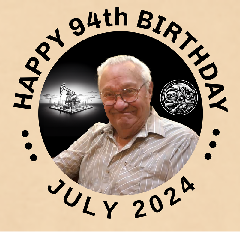 Personalized Shirt. Happy 94th Birthday Example. Upload your photo and add your wording.