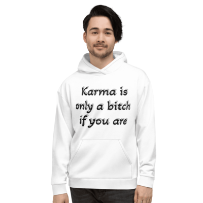 Hoodie with a meaningful quote