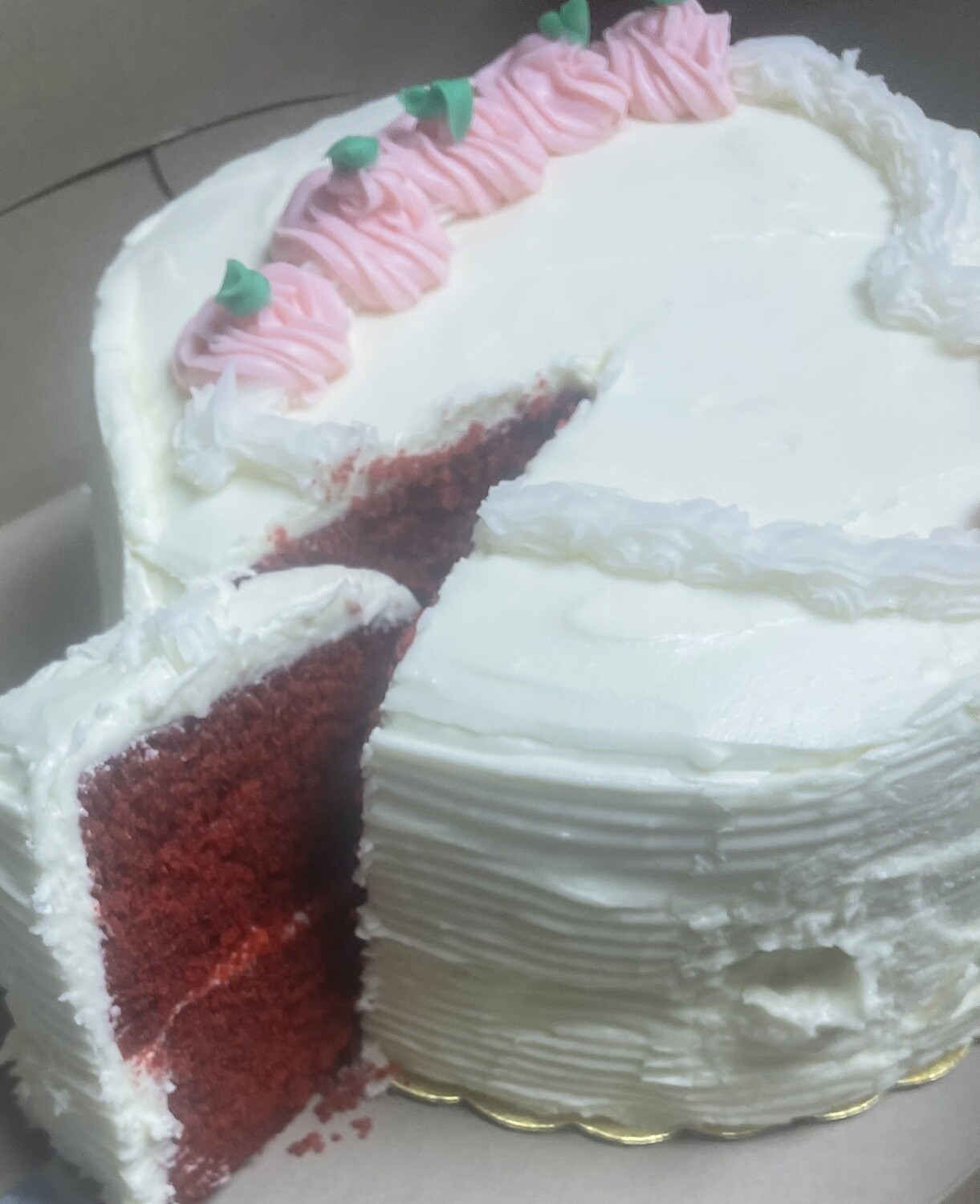 2 Layer Red Velvet Cake