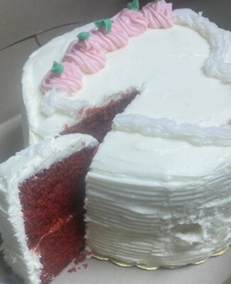 2 Layer Red Velvet Cake