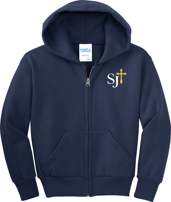 Full Zip Fleece with White/Gold logo