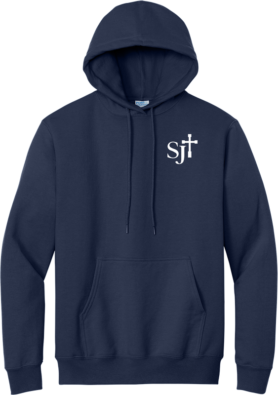 Pullover Hoody with White Logo